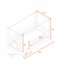 Canopy bed Pirate DELUXE de Breuyn natural-whitened