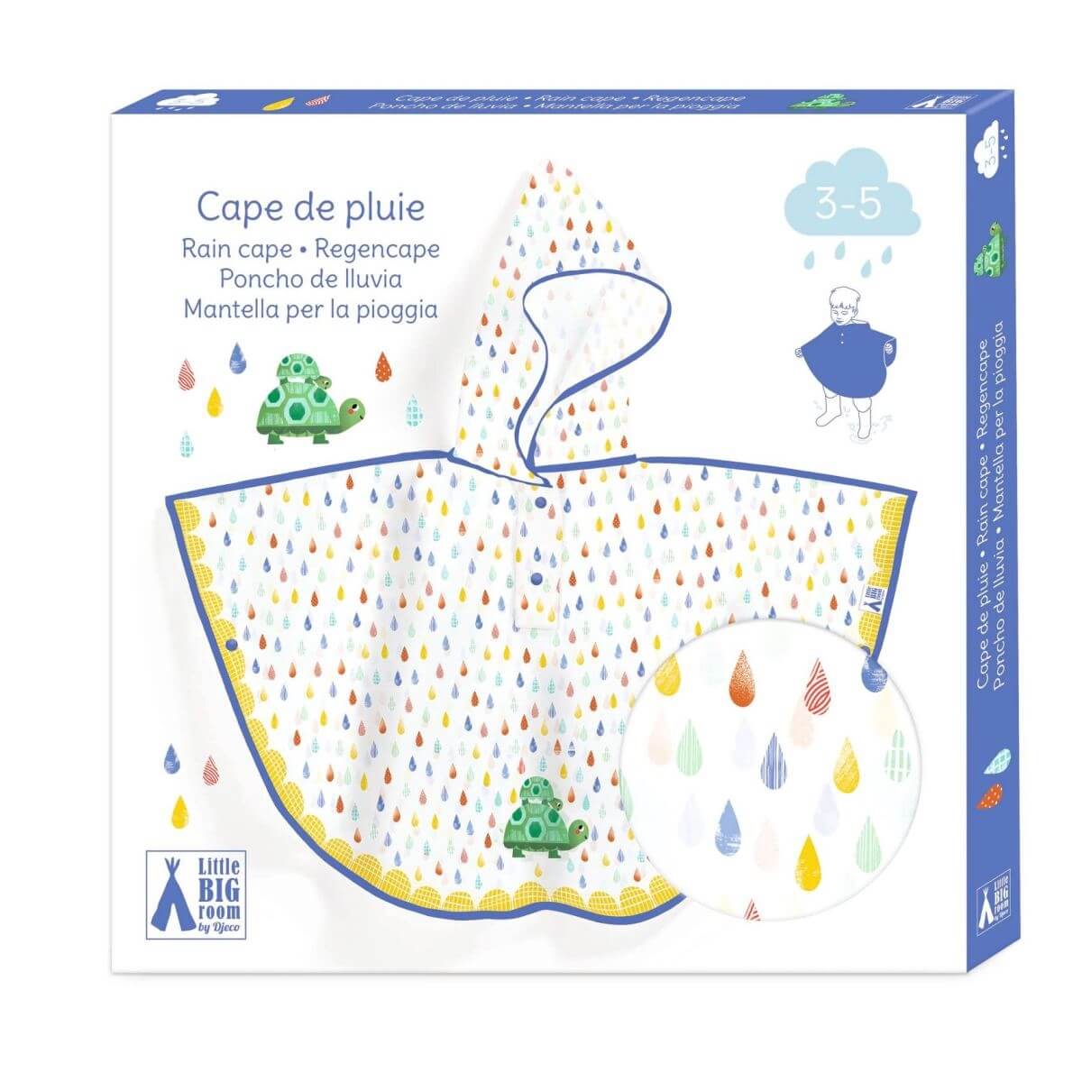 Capa lluvia TORTUGA Djeco