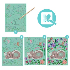 Cartes à gratte RENCONTRES Djeco
