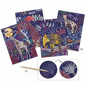 Cartes à gratter NATURE LUXURIANTE Djeco