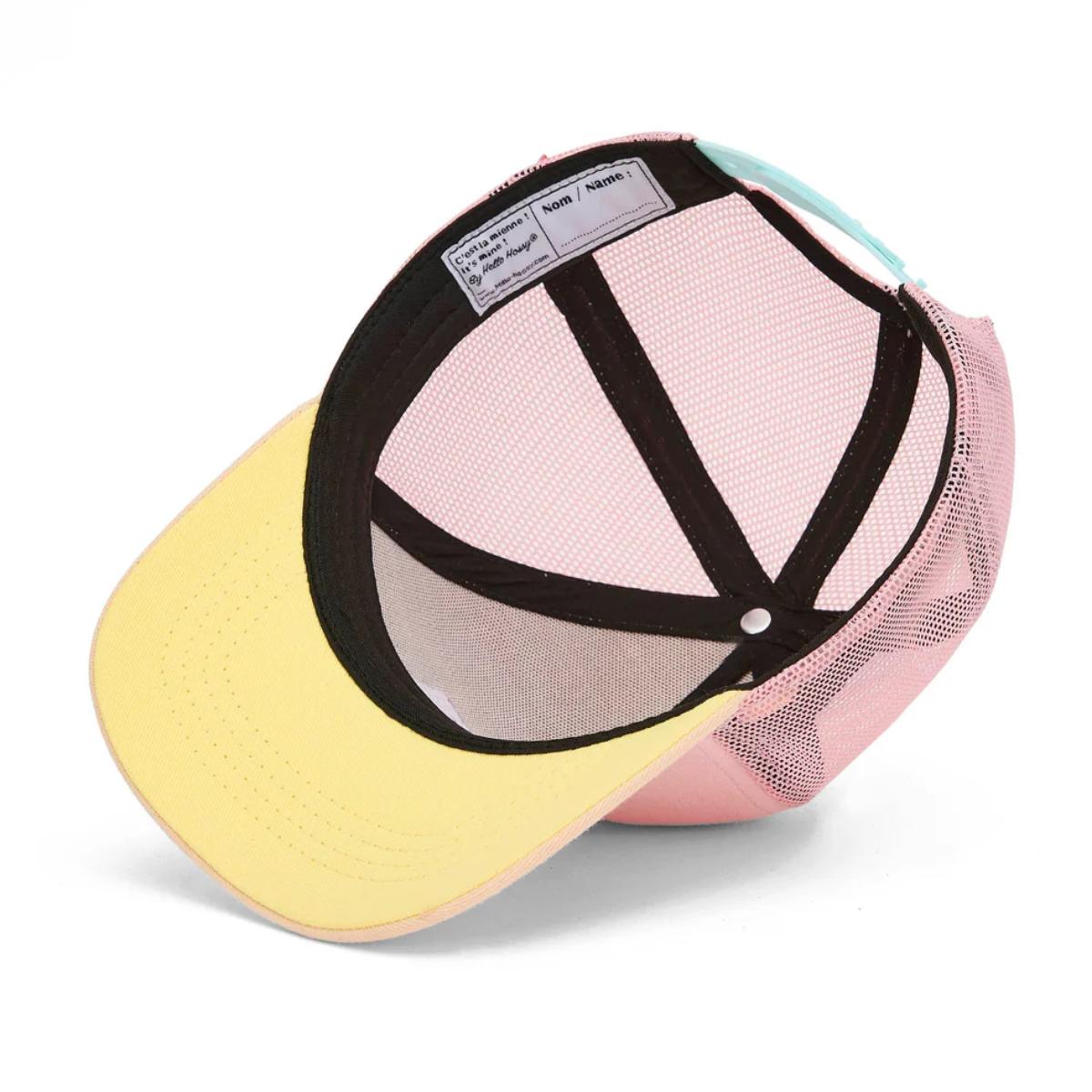 Casquette +6a Mini Powder Pink Hello Hossy
