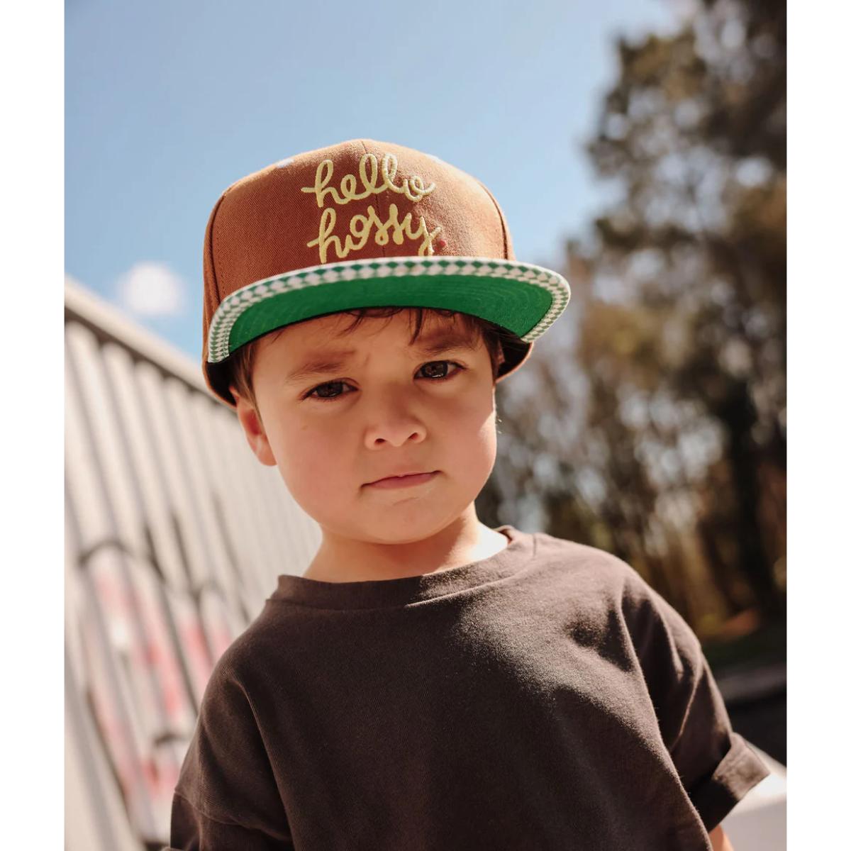 Casquette 9-18m Chessy Green Hello Hossy