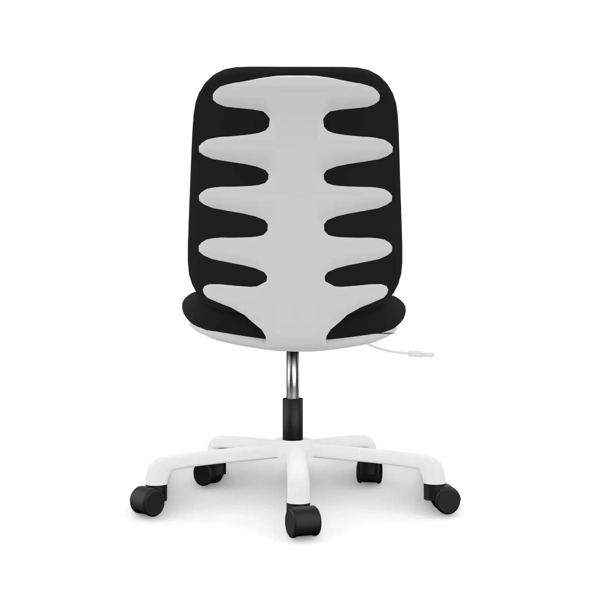 Chaise de bureau COMFORT Lifetime noir blanc
