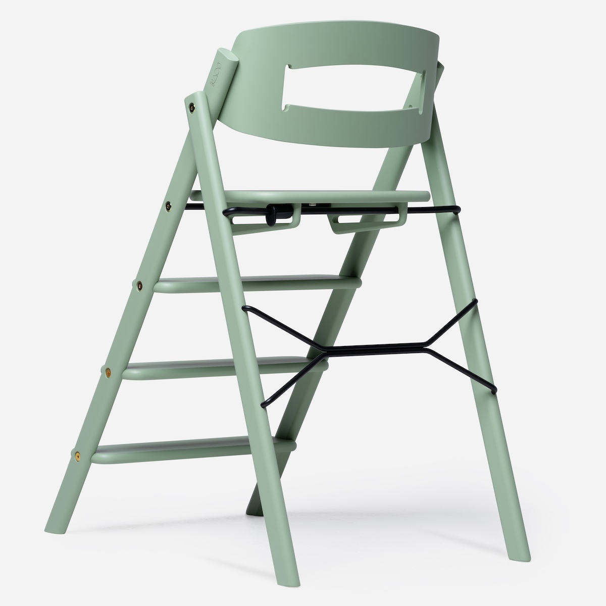 Chaise haute hêtre KLAPP Kaos pale green