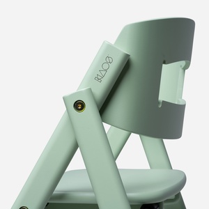 Chaise haute hêtre KLAPP Kaos pale green