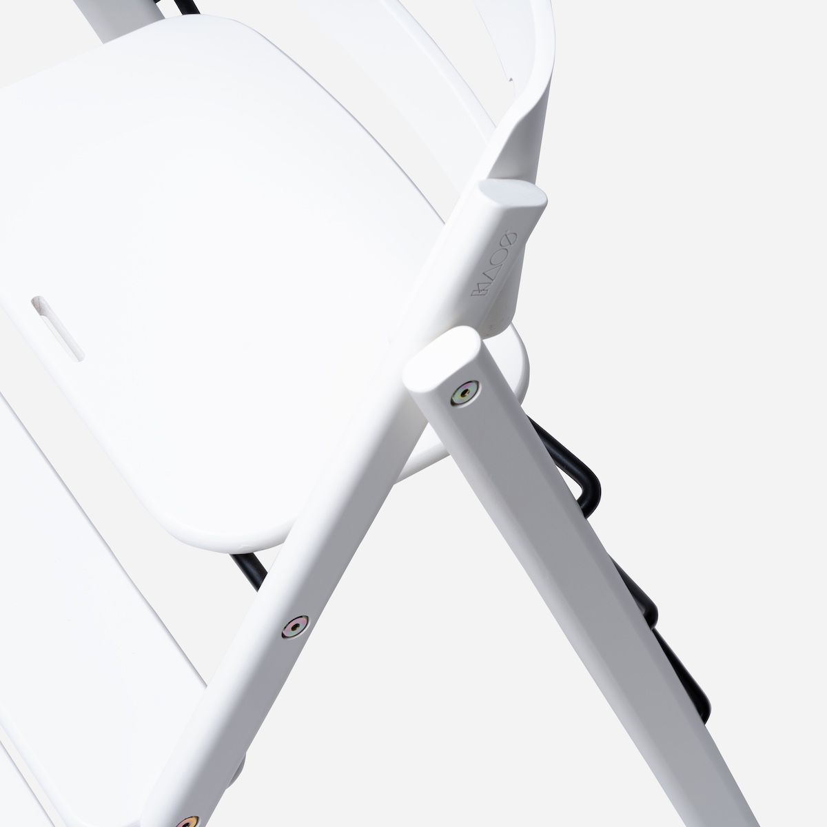 Chaise haute hêtre KLAPP Kaos white