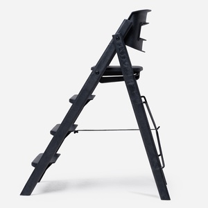 Chaise haute plastique recyclé KLAPP KAOS charcoal black
