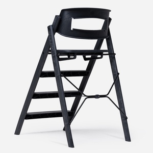 Chaise haute plastique recyclé KLAPP KAOS charcoal black