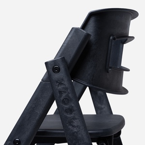 Chaise haute plastique recyclé KLAPP KAOS charcoal black