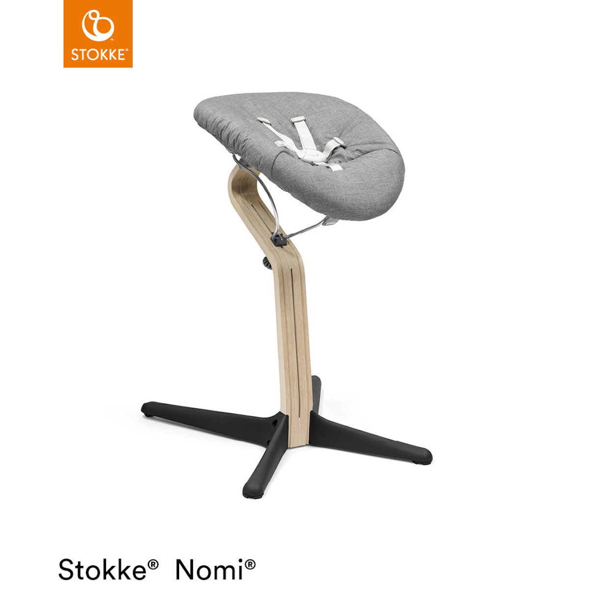 Chaise NOMI Stokke naturel-noir