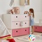 Chest 3 drawers COLORFLEX fronts drawers sweet pink-pearl grey-space grey