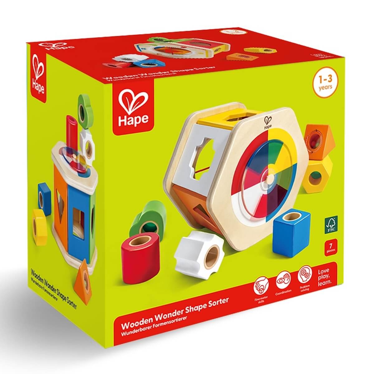 Clasificador formas WOODEN WONDER Hape