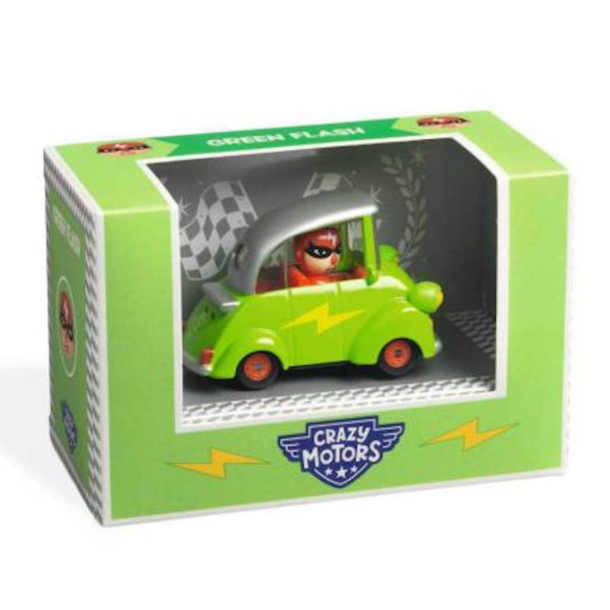 Coche Green Flash CRAZY MOTORS Djeco
