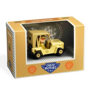 Coche Lion Safari CRAZY MOTORS Djeco