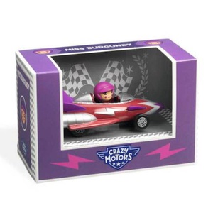 Coche Miss Burgundy CRAZY MOTORS Djeco
