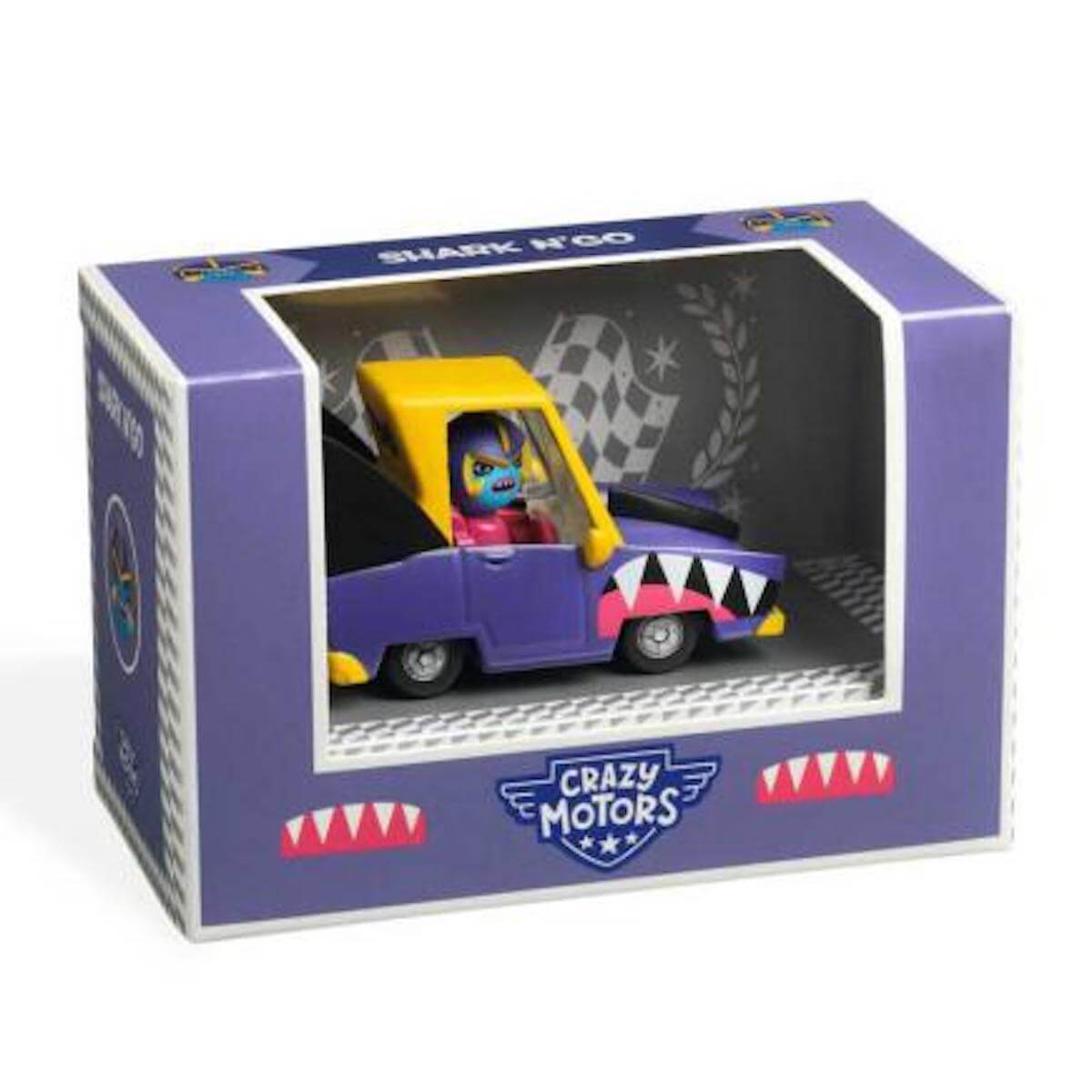 Coche Shark N'Go CRAZY MOTORS Djeco