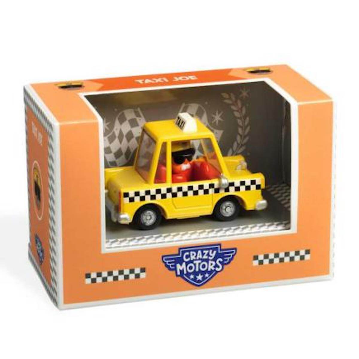 Coche Taxi Joe CRAZY MOTORS Djeco