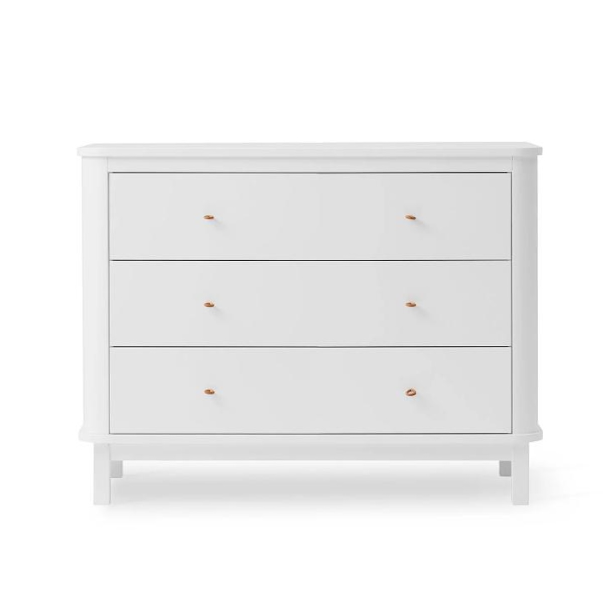 Commode 3 tiroirs WOOD Oliver Furniture blanc