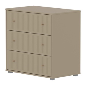 Commode à 3 tiroirs rainures SAGA Flexa oat oak