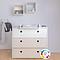 Commode COLORFLEX façades tiroirs mint-mint-white wash
