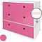 Commode COLORFLEX façades tiroirs pink