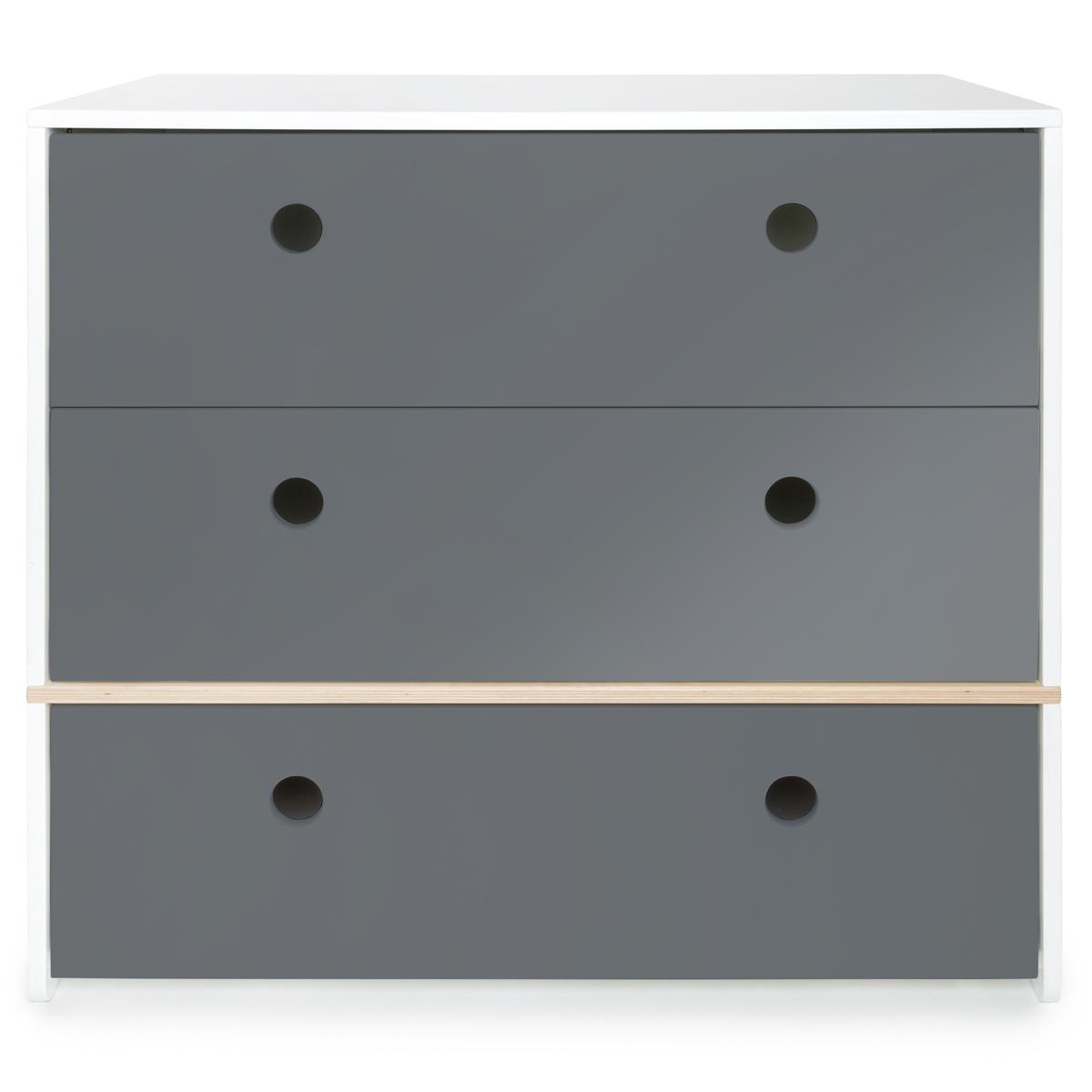 Commode COLORFLEX façades tiroirs space grey