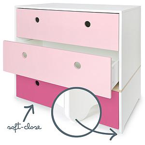 Commode COLORFLEX façades tiroirs sweet pink-pink 
