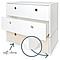 Cómoda COLORFLEX cajones frontales white-white-white wash