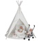Couffin poupée 26cm STARS blanc