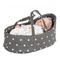 Couffin poupée 36cm STARS gris