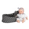 Couffin poupée 36cm STARS gris