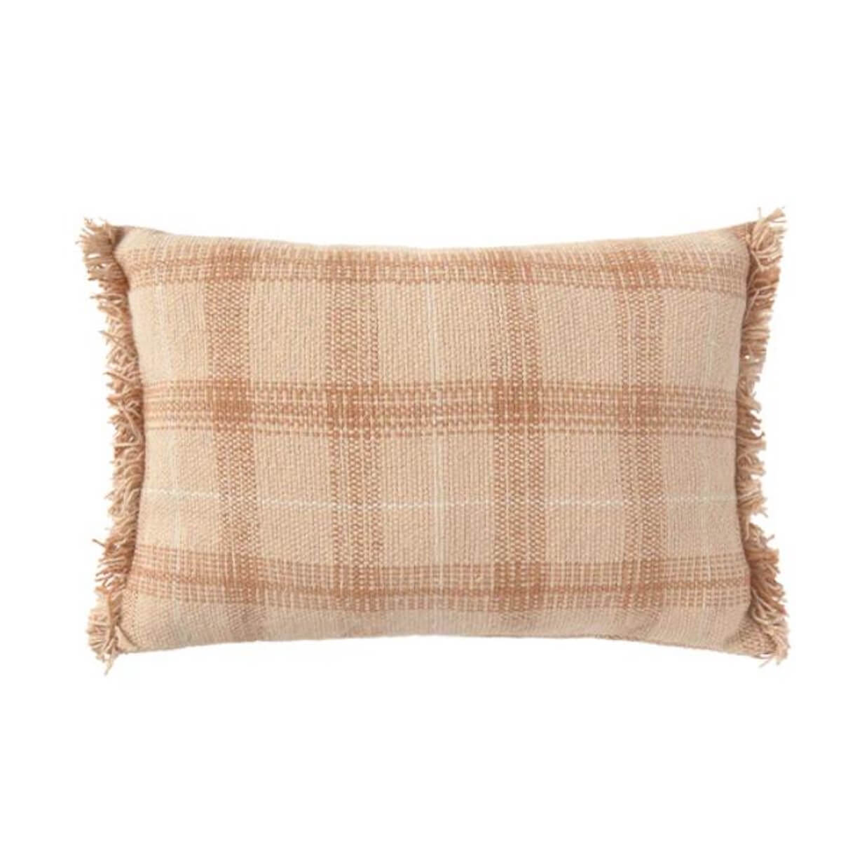 Coussin 25x40cm HANDLOOM Wouf wouf Lorena Canals rose