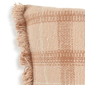 Coussin 25x40cm HANDLOOM Wouf wouf Lorena Canals rose