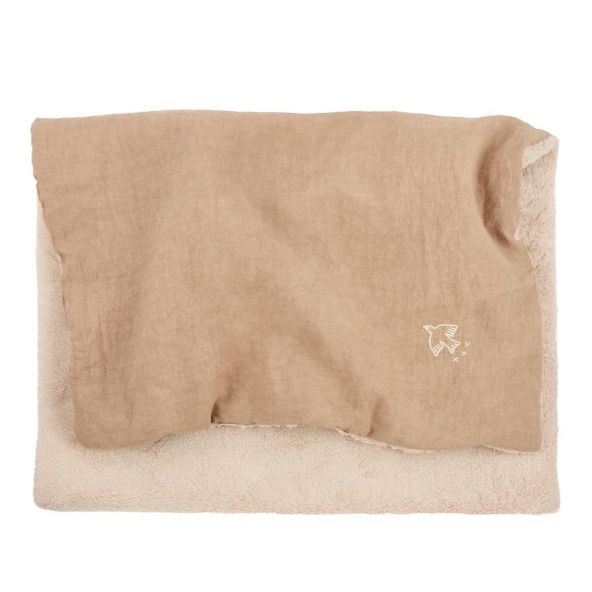 Couverture d'hiver 70x100cm FRENCH LINEN Nobodinoz sesame