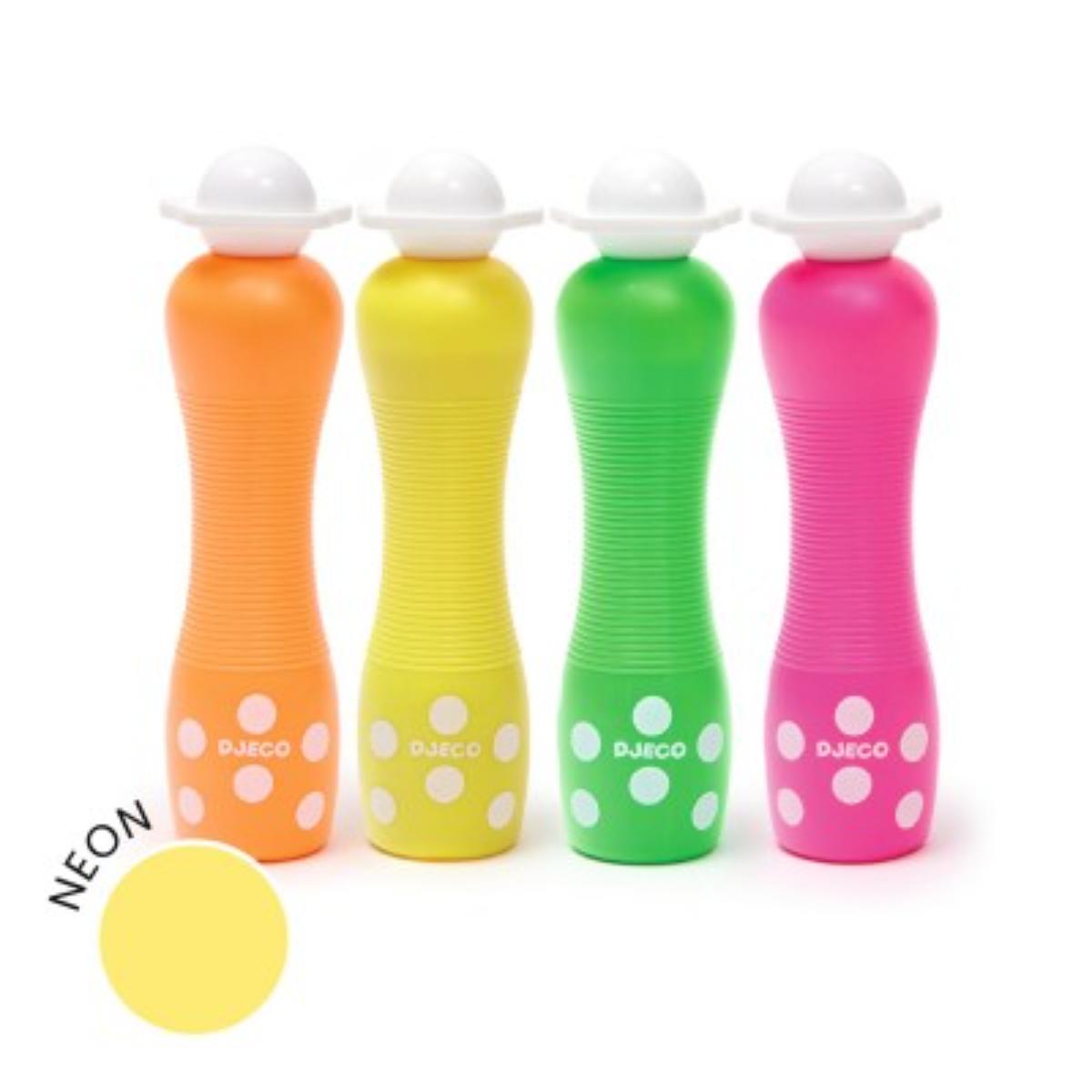 Crayons Et Feutres Marqueurs gros pois Neon (4 marqueurs) Djeco