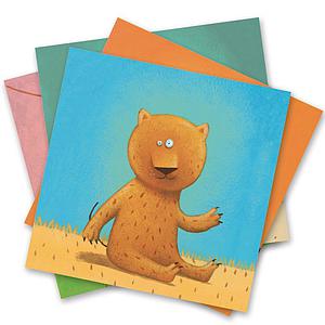 Crear con pegatinas pequeños regalos 3-6Y ANIMALES Djeco