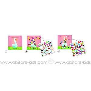 Crear con pegatinas pequeños regalos 3-6Y ANIMALES Djeco