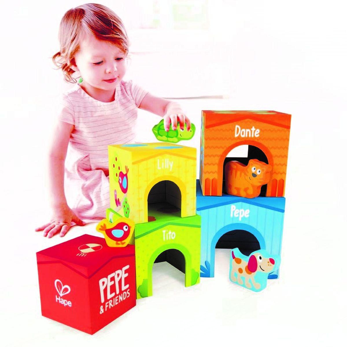 Cubos primera edad FRIENDSHIP TOWER Hape