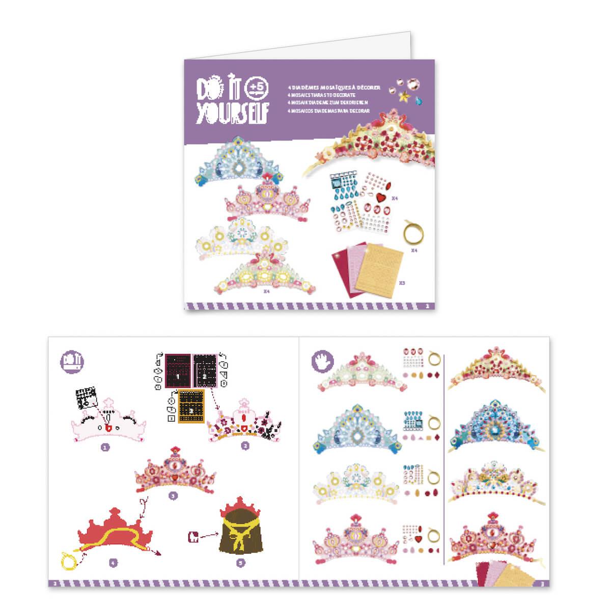 Diademas DIY PRINCESA Djeco