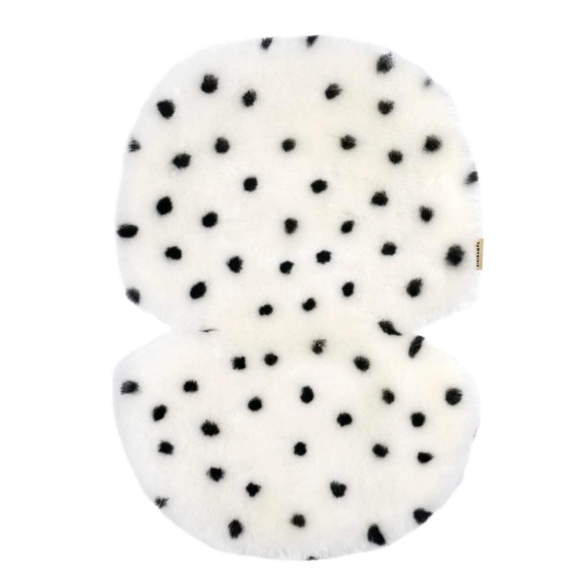 Doudou en peau de mouton - Harnais fixe Binibamba dalmation