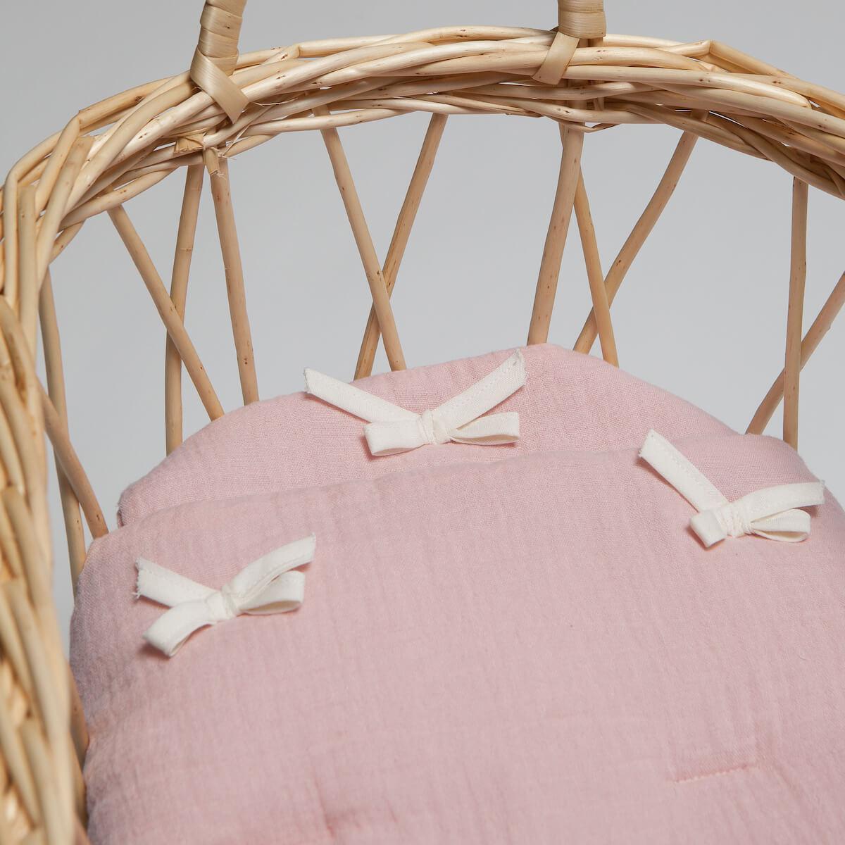 Edredón-almohada muñeca BOBBLE rosa
