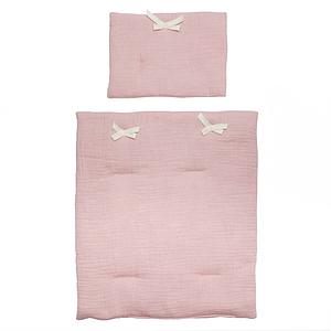 Edredón-almohada muñeca BOBBLE rosa