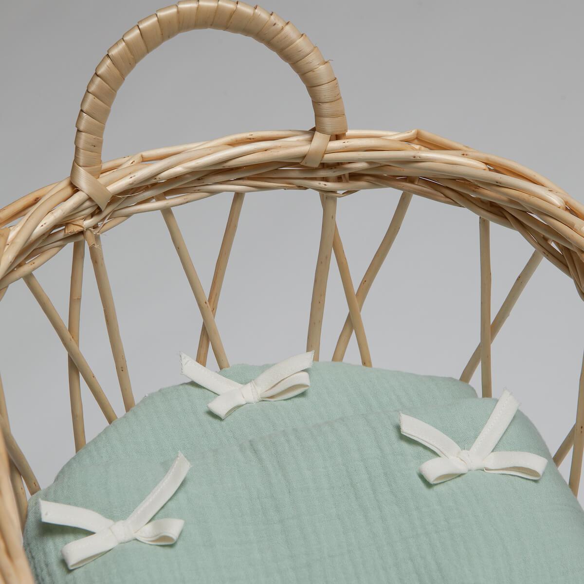 Edredón-almohada muñeca BOBBLE verde