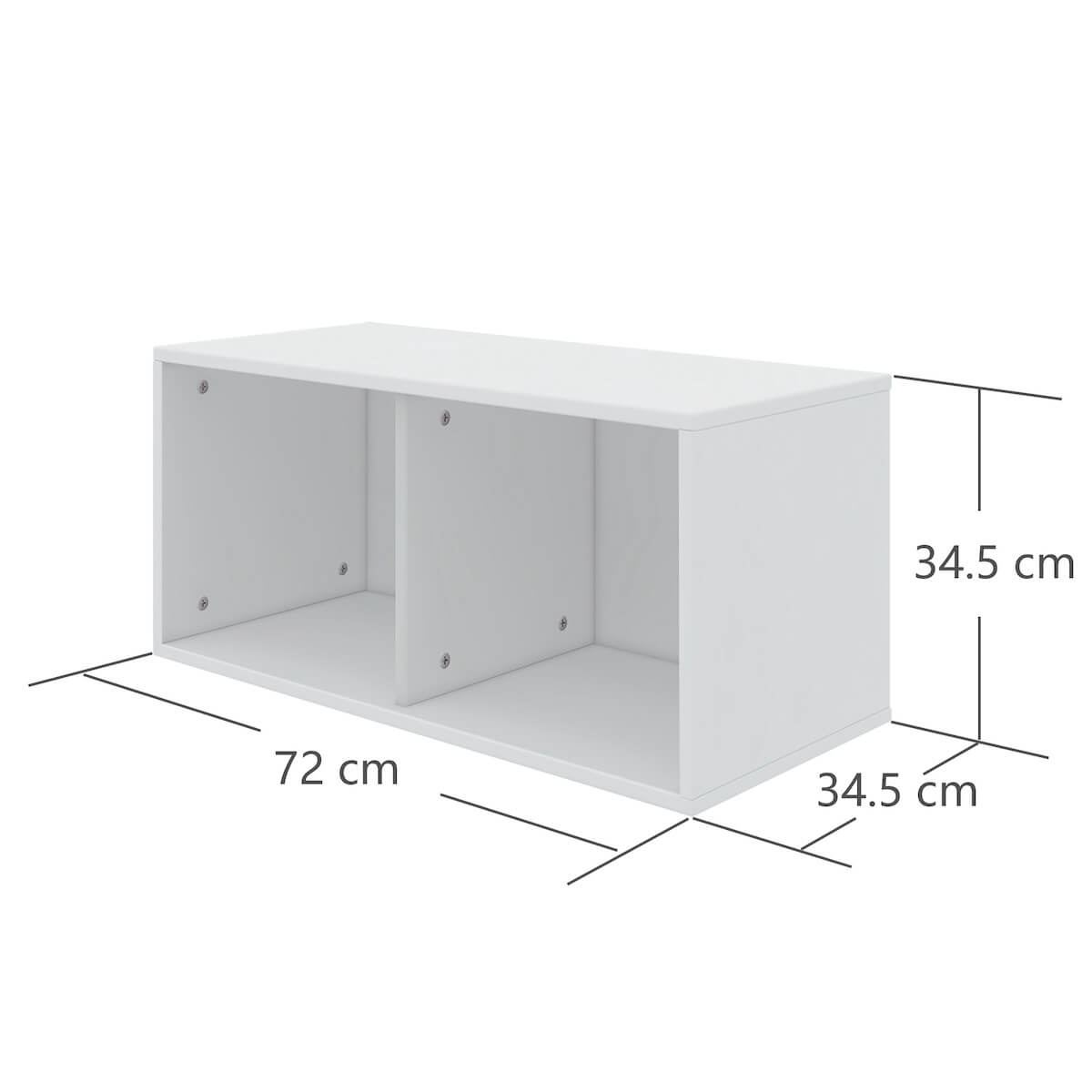 Étagère murale ROOMIE Flexa blanc