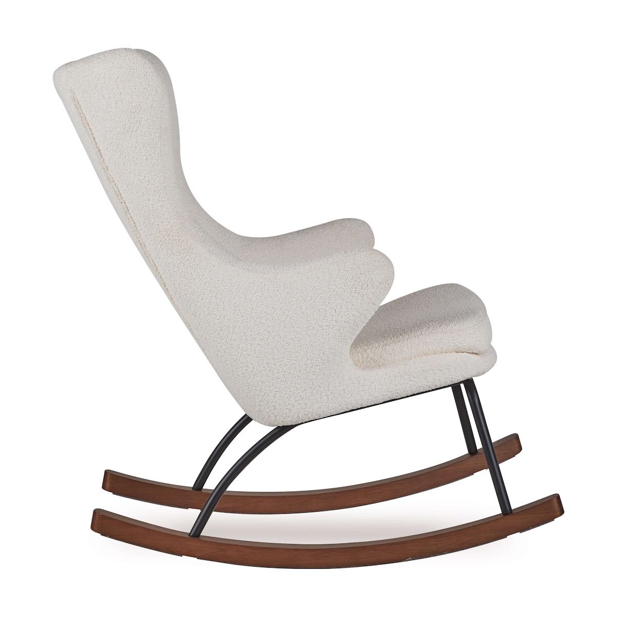 Fauteuil à bascule adulte DE LUXE Quax Creme