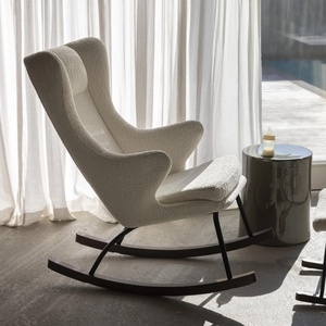 Fauteuil à bascule adulte DE LUXE Quax Creme