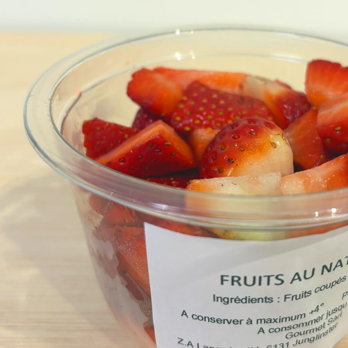 Fraise au naturel 100gr