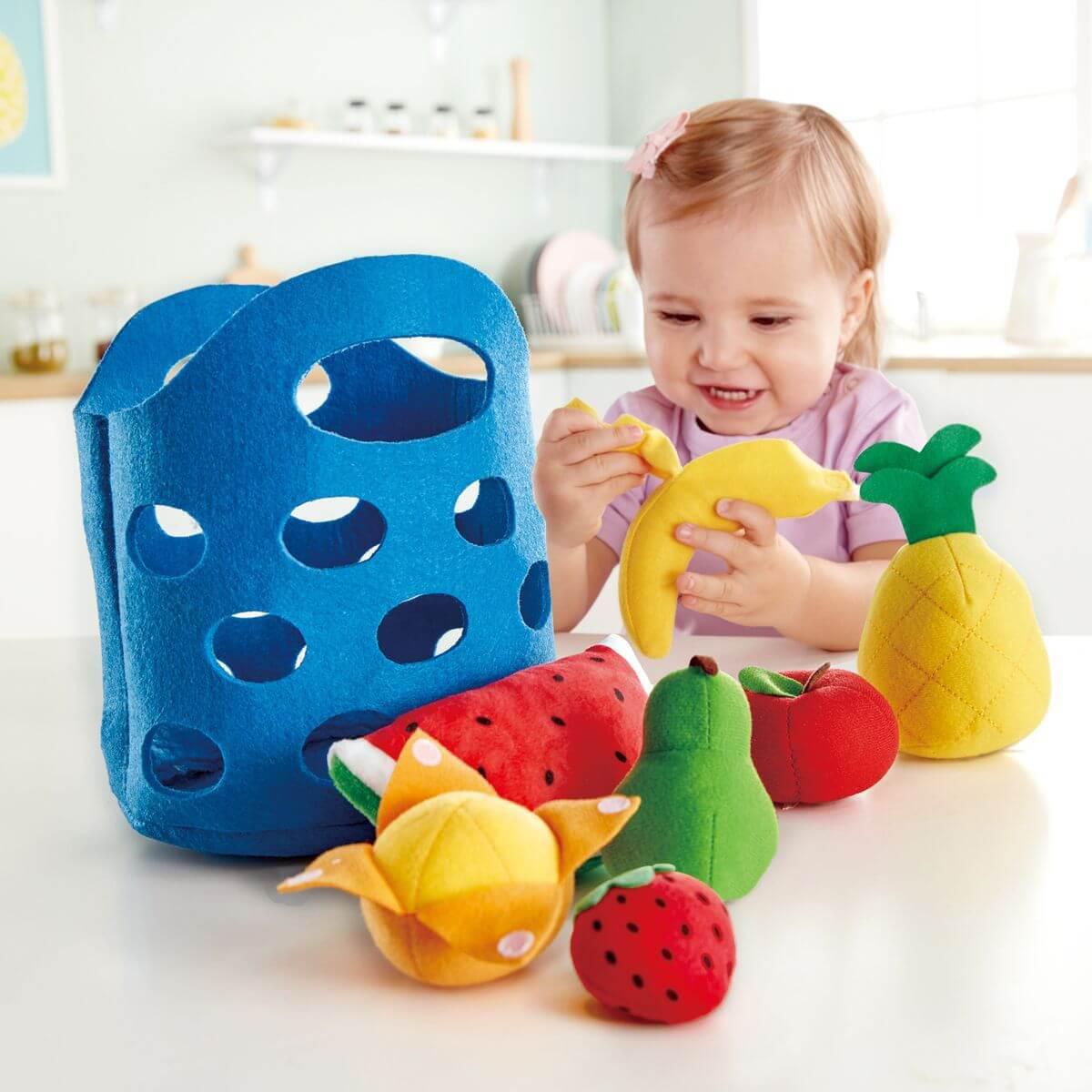 Fruta fieltro-7U CESTA FRUTAS Hape