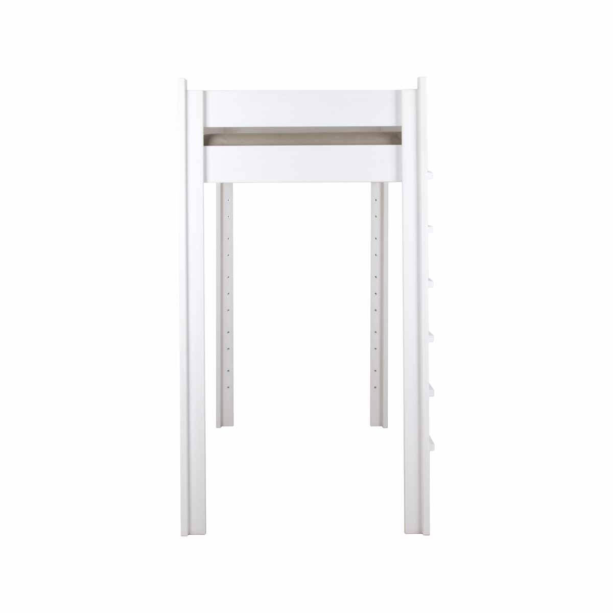 High-sleeper bed 90x200cm DESTYLE de Breuyn whitened