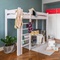 High-sleeper bed 90x200cm DESTYLE de Breuyn whitened
